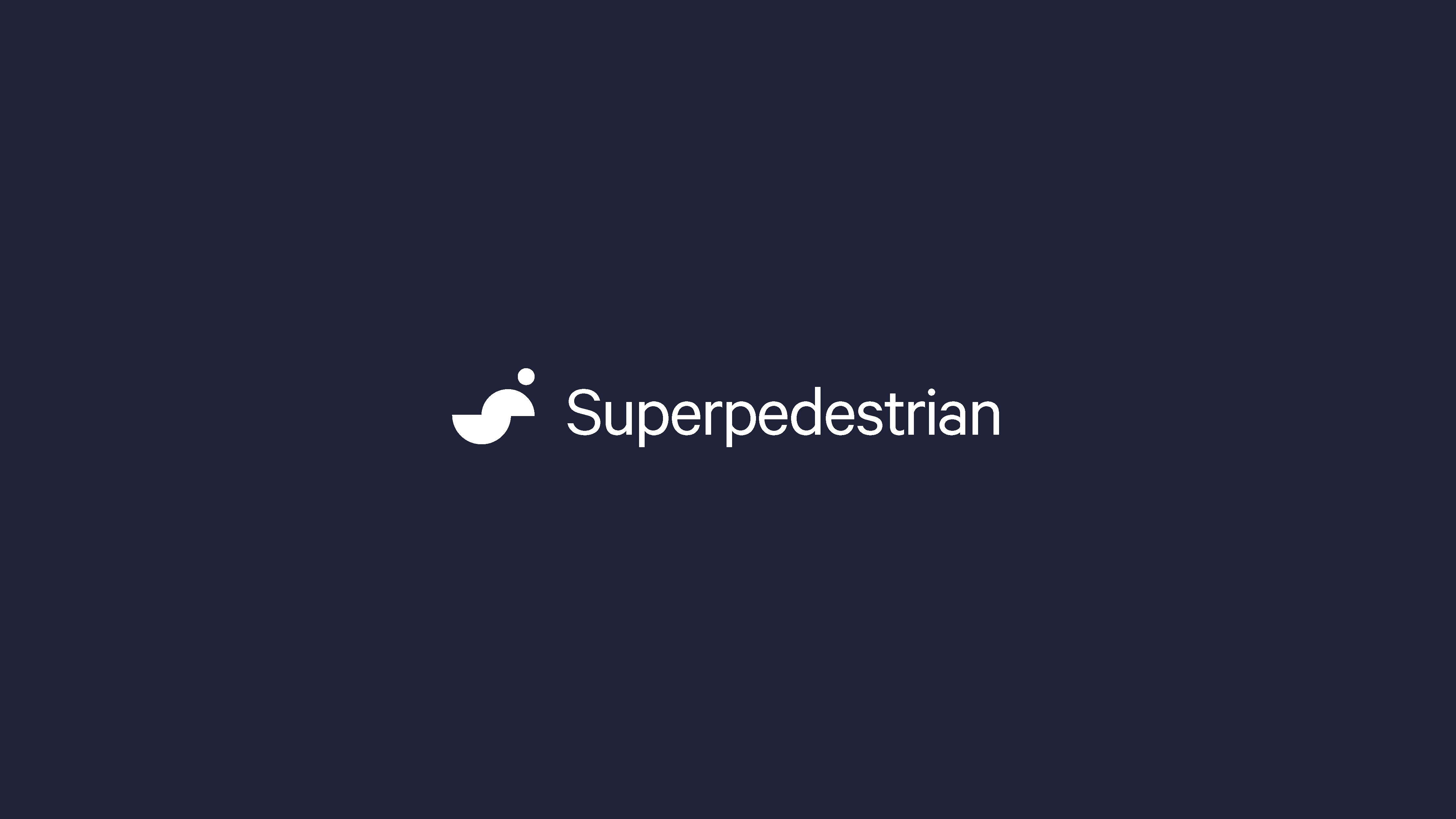 Superpedestrian Logo lockup