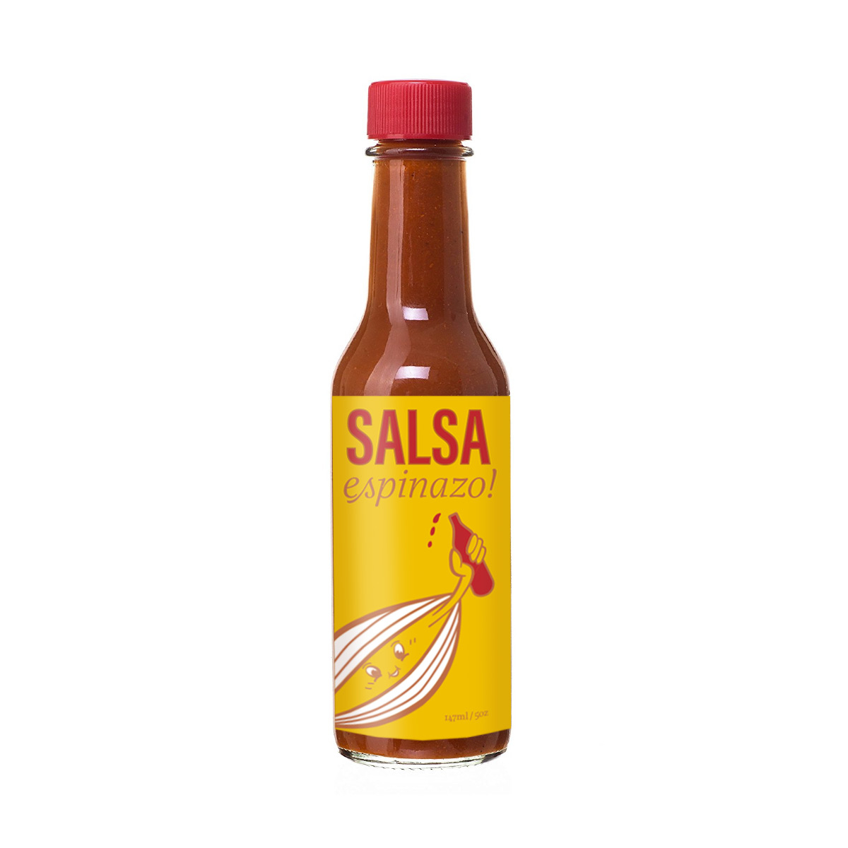 bar vinazo hot sauce packaging label design